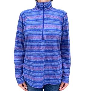 Woolrich Southwestern‎ Sweater Aztec Navajo Pullover Blue/Purple Quarter-…
